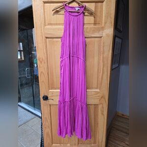 Chicho's sleeveless maxi dress with keyhole back, size 3